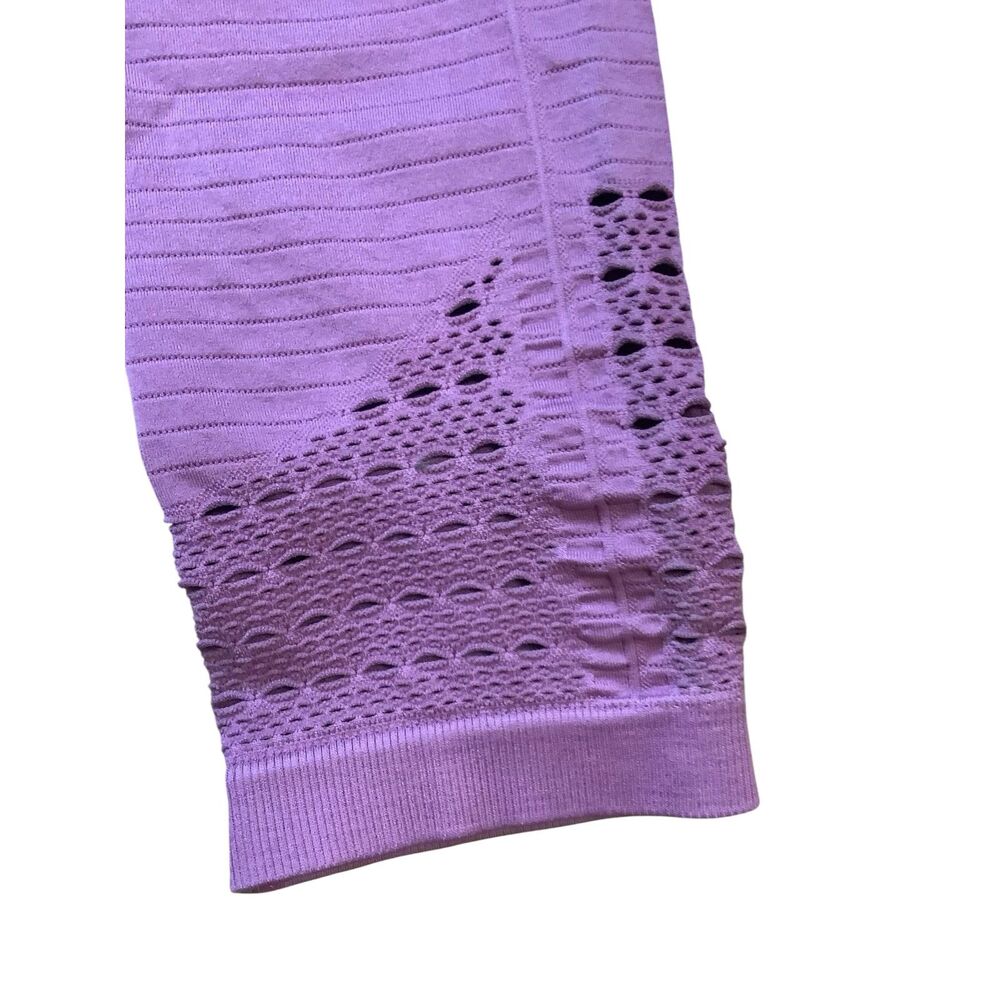 Gymshark Energy Seamless Leggings Purple Pink High Waisted Cutout Details - Picture 5 of 6